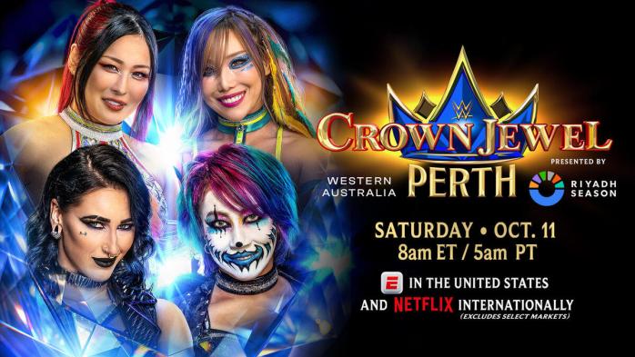 Rhea Ripley e IYO SKY se enfrentarán a The Kabuki Warriors en WWE Crown Jewel 2025