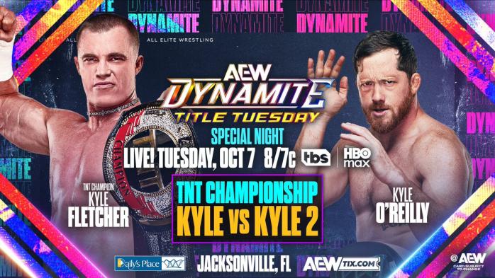 Kyle Fletcher pondrá en juego el Campeonato TNT ante Kyle O'Reilly en AEW Dynamite Title Tuesday