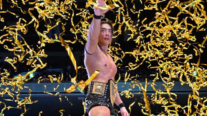 Konosuke Takeshita se convierte en el nuevo campeón IWGP Mundial Peso Pesado Konosuke Takeshita se convierte en el nuevo campeón IWGP Mundial Peso Pesado