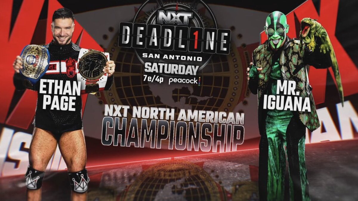 Ethan Page se enfrentará a Mr. Iguana en NXT Deadline