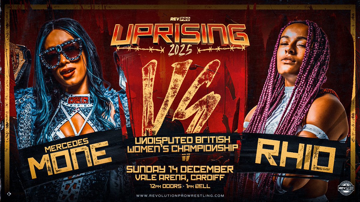 Mercedes Moné defenderá el Campeonato Británico Indiscutido de Mujeres de RevPro en Uprising 2025