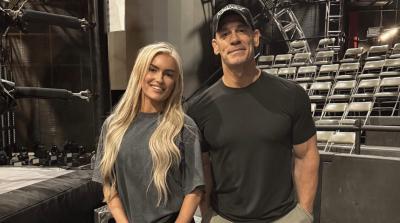 Blake Monroe and John Cena