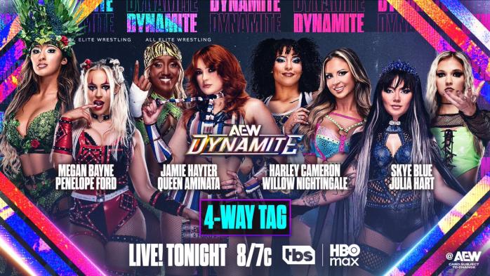 Cuatro equipos competirán por la ventaja en el torneo de mujeres en AEW Dynamite Cuatro equipos competirán por la ventaja en el torneo de mujeres en AEW Dynamite