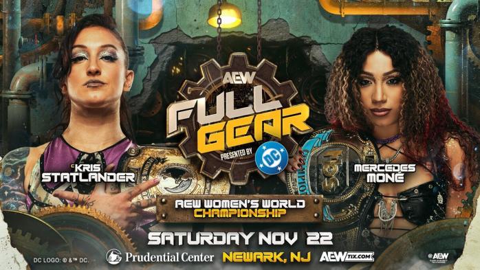 Kris Statlander defenderá el Campeonato Mundial Femenino ante Mercedes Moné en AEW Full Gear Kris Statlander defenderá el Campeonato Mundial Femenino ante Mercedes Moné en AEW Full Gear