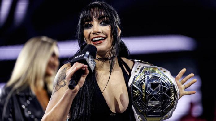 La primera defensa titular de Tatum Paxley en WWE NXT termina en descalificación La primera defensa titular de Tatum Paxley en WWE NXT termina en descalificación