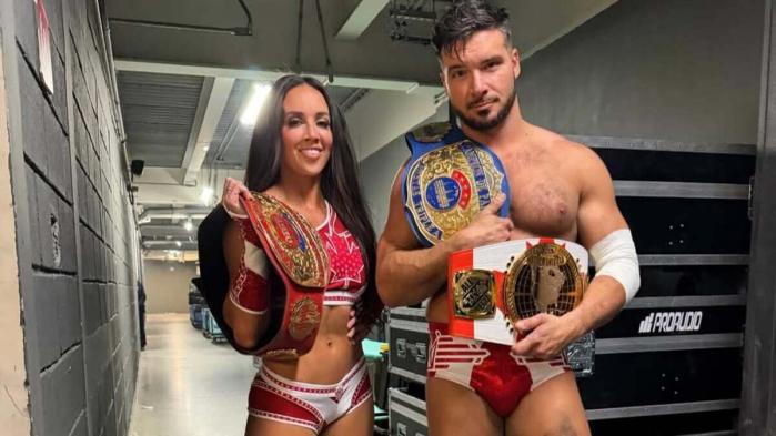 Chelsea Green y Ethan Page se coronan nuevos Campeones de Parejas Mixtas AAA