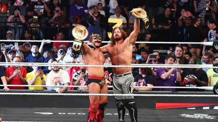 AJ Styles y Dragon Lee retienen los Campeonatos por Parejas en WWE Raw