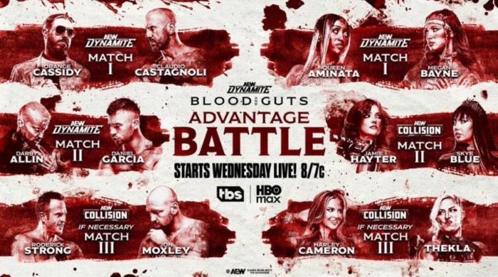 Blood and Guts 2025 celebrará sus primeras batallas en el próximo episodio de AEW Dynamite