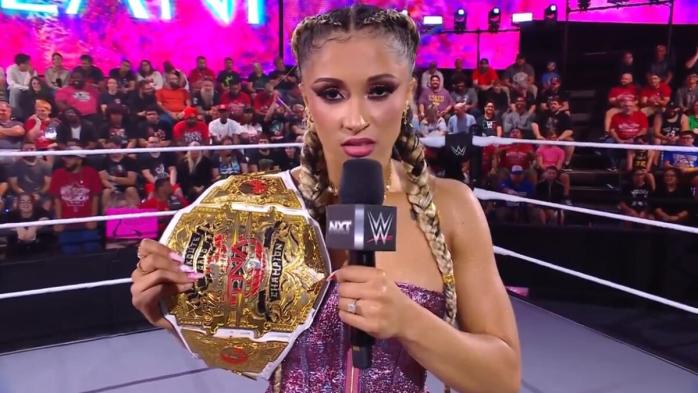 Kelani Jordan arremete contra Dominik Mysterio y Cody Rhodes en WWE NXT