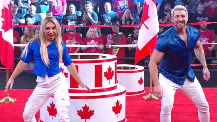 Joe Hendry y Thea Hail arruinan la celebración de Chelsea Green y Ethan Page en WWE NXT
