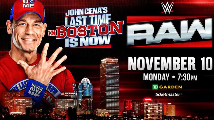 John Cena abrirá el show de WWE Raw en Boston