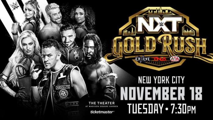 WWE revela las carteleras para las semanas 1 y 2 de NXT Gold Rush