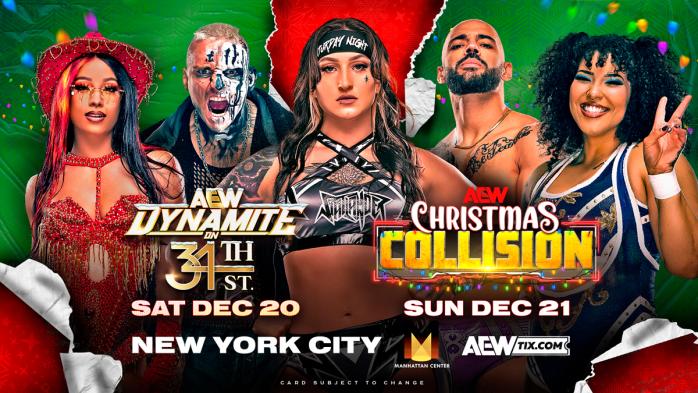 AEW anuncia nuevos eventos en Nueva York y regresa a Texas en 2026