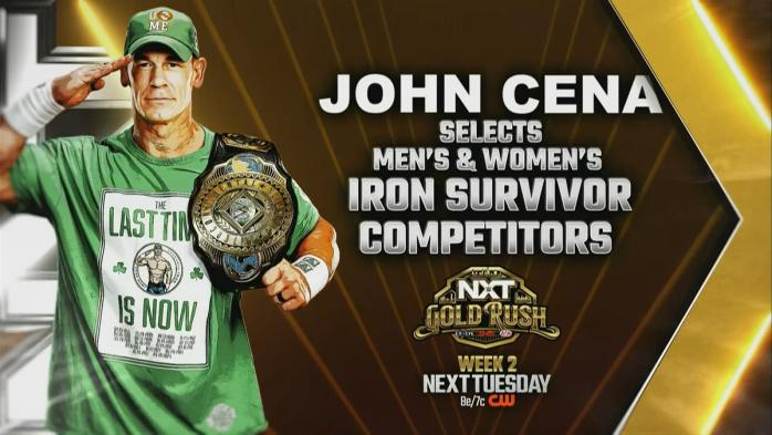 John Cena tendrá una aparición especial en NXT Gold Rush