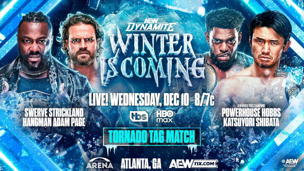 Swerve Strickland se unirá a Hangman Page por una sola noche en AEW Winter is Coming