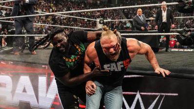 Oba Femi vs. Brock Lesnar 