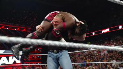 Oba Femi vs. Brock Lesnar