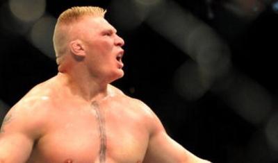 A Brock Lesnar no le gustan las lentejas