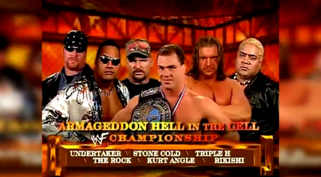 El Archivo de Shut: Kurt Angle vs. The Rock vs. Rikishi vs. Triple H vs. The Undertaker vs. Stone Cold, Hell in a cell, WWE championship 