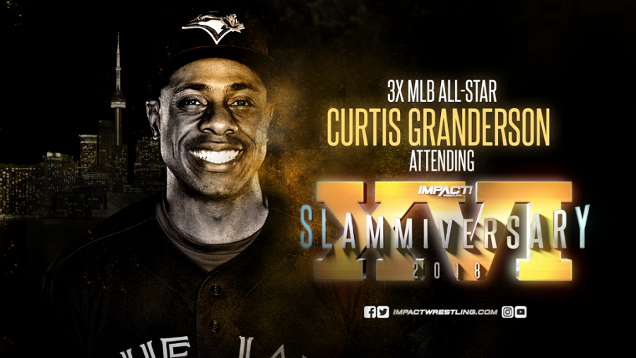 El jugador de la MLB Curtis Granderson aparecerá en Slammiversary XVI