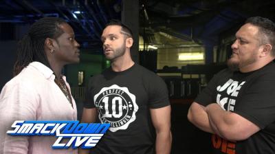 SmackDown Live: Tye Dillinger reta a Samoa Joe - Aparición de R-Truth - Reacción de Sanity