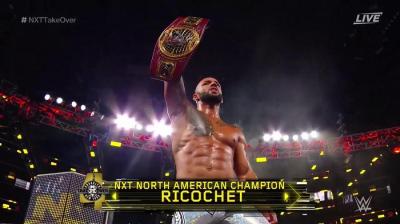 Ricochet gana el Campeonato Norteamericano de NXT al derrotar a Adam Cole en NXT TakeOver: Brooklyn IV
