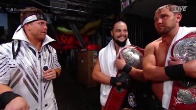 WWE SummerSlam: Reencuentro de Miztourage y The Miz - Reapariciones de JBL y Jerry Lawler - Seth Rollins como Thanos