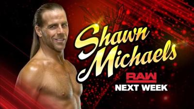 Planes para la próxima aparición de Shawn Michaels en RAW