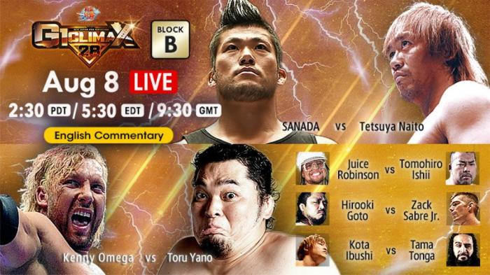 Resultados NJPW G1 Climax - Día 16