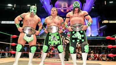 Los Guerreros Laguneros se convierten en campeones mundiales de tríos de CMLL