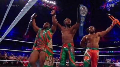 The New Day retiene los Campeonatos por Parejas de SmackDown frente a The Bar en Super Show-Down