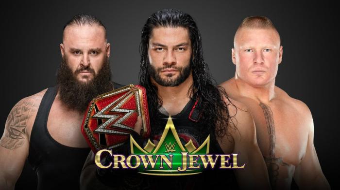 Roman Reigns, Braun Strowman y Brock Lesnar lucharán por el Campeonato Universal de WWE en Crown Jewel