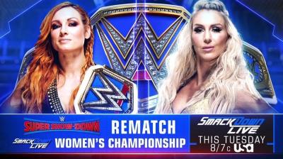 Se añade estipulación para la lucha titular entre Becky Lynch y Charlotte Flair de SmackDown Live