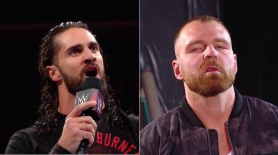 Dean Ambrose evita a Seth Rollins durante Monday Night RAW