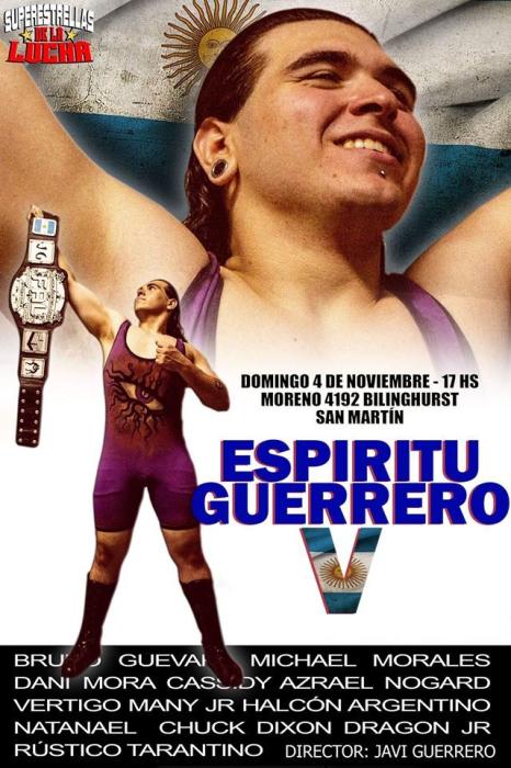 Cartelera de Superestrellas de la Lucha: Espíritu Guerrero V