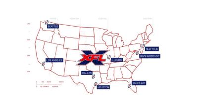 Anunciadas las 8 ciudades que conformarán la temporada de la XFL