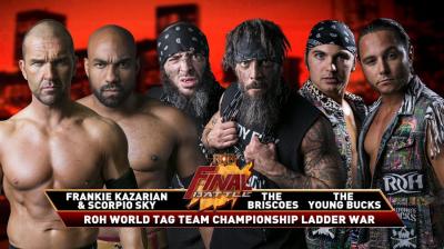 El campeonato mundial en parejas de ROH será defendido en un Ladder War en Final Battle 2018