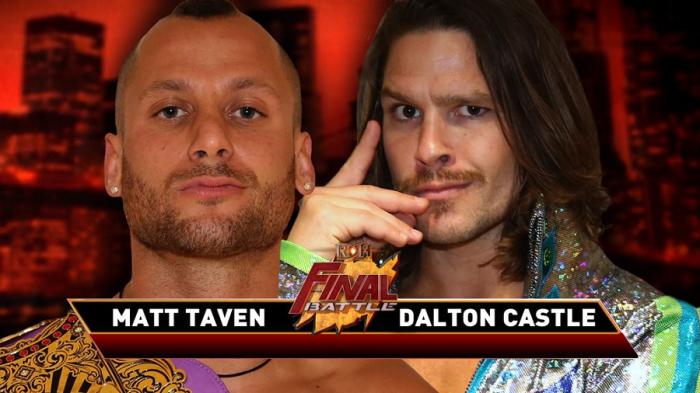 Matt Taven defenderá su 'campeonato mundial verdadero' en ROH Final Battle 2018