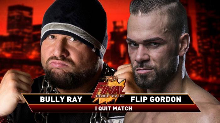 Bully Ray y Flip Gordon se verán las caras en un combate I Quit en ROH Final Battle 2018