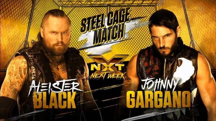 Aleister Black se enfrentará a Johnny Gargano en una Steel Cage en WWE NXT