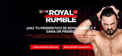 ¡Mi apuesta Royal Rumble 2019! Haz tus pronósticos y gana varios premios