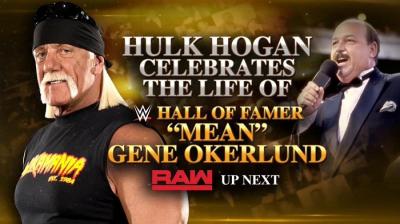 Hulk Hogan realiza su regreso a Monday Night Raw para homenajear a 'Mean' Gene Okerlund