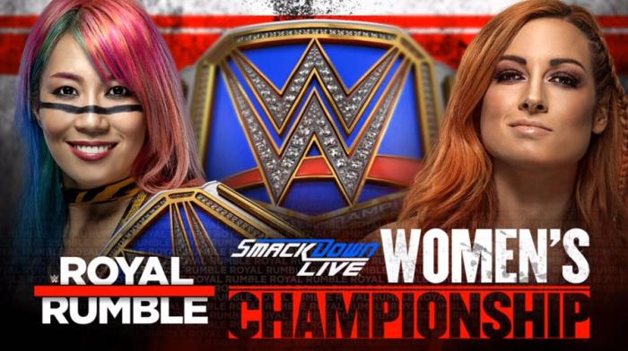 Asuka defenderá el Campeonato de mujeres de SmackDown ante Becky Lynch en WWE Royal Rumble