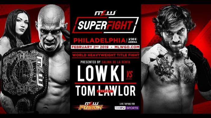 Cartelera actualizada de las proximas grabaciones de MLW Fusion