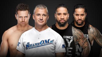 The Usos se enfrentarán a The Miz y Shane McMahon por los campeonatos por parejas de SmackDown en Elimination Chamber