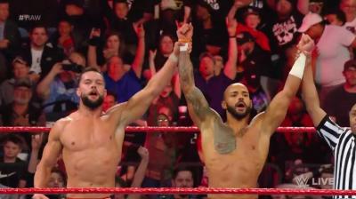 Ricochet hace su debut en RAW derrotando a Bobby Lashley y Lio Rush junto a Finn Bálor