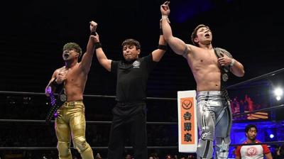 Roppongi 3K (SHO y YOH) se convierten en los nuevos campeones por parejas IWGP de Peso Jr