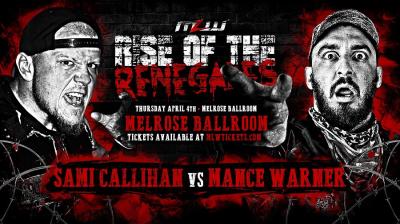 MLW anuncia un encuentro entre Sami Callihan y Mance Warner en Rise of the Renegades