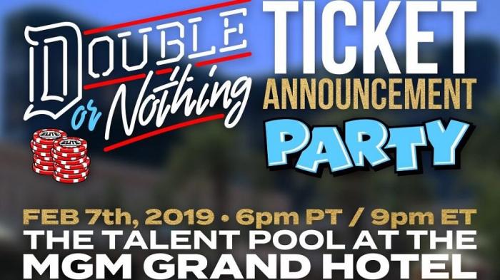 AEW anuncia los horarios oficiales de emisión de la fiesta de presentación de Double Or Nothing