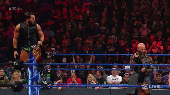 Johnny Gargano y Tommaso Ciampa hacen su debut en SmackDown Live derrotando a The Bar